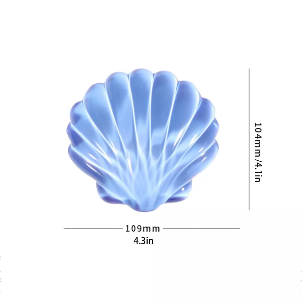 Shell Shape Gel Mouse Wrist Rest 2 Pack