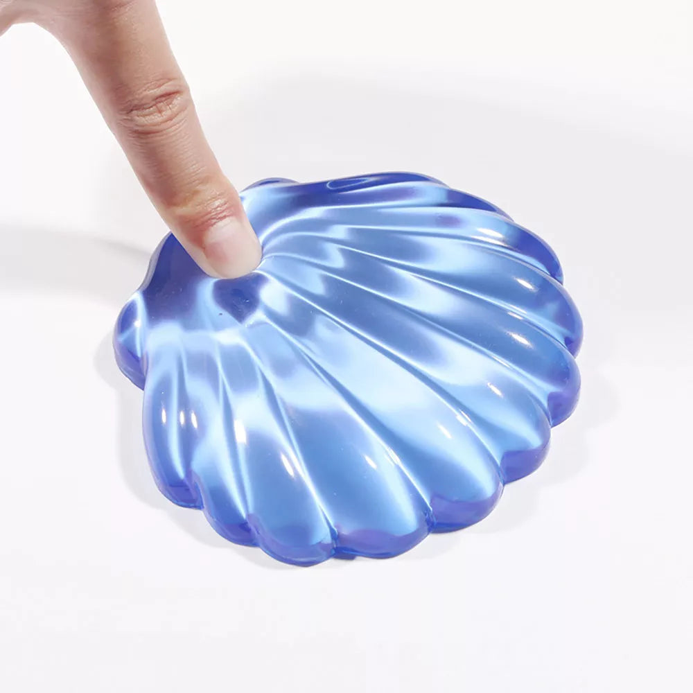 Shell Shape Gel Mouse Wrist Rest 2 Pack