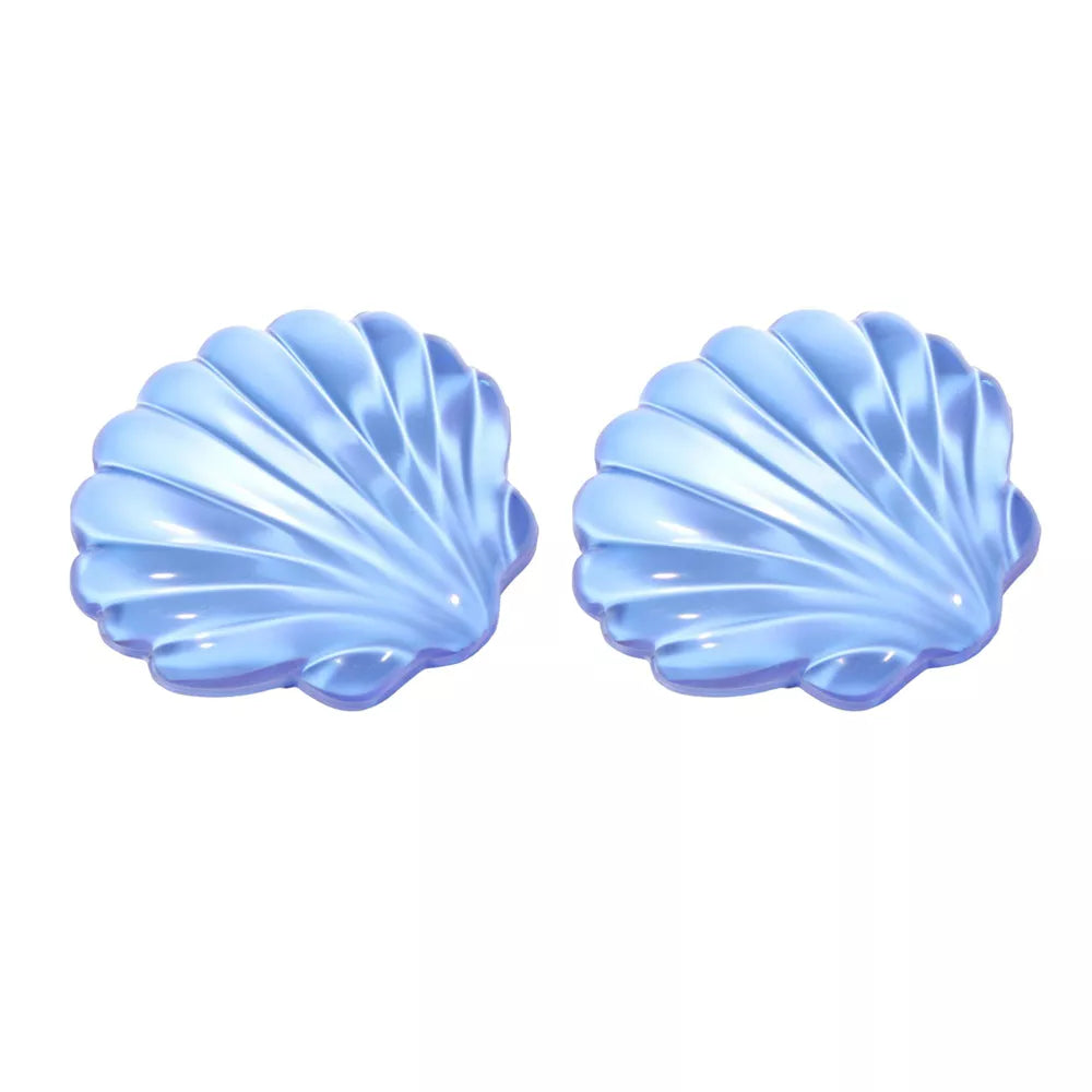 Shell Shape Gel Mouse Wrist Rest 2 Pack