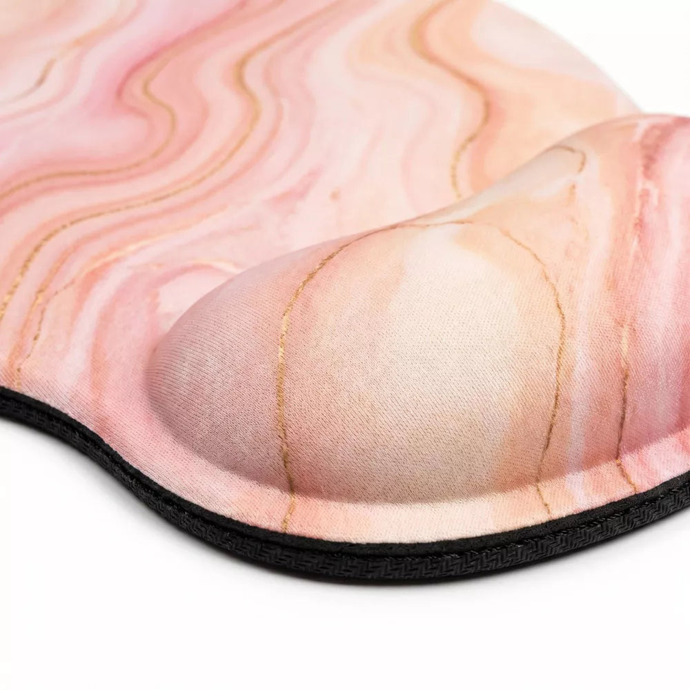Marble Pattern Gel Wrist Rest & Mouse Pad Combo